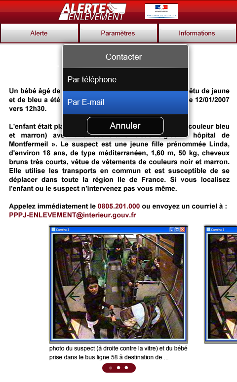 Capture Alerte Enlèvement 2
