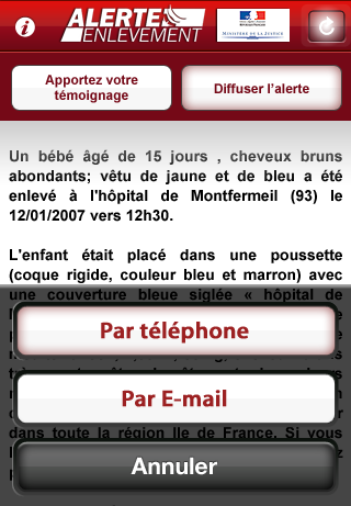 t&eacute;moignage
