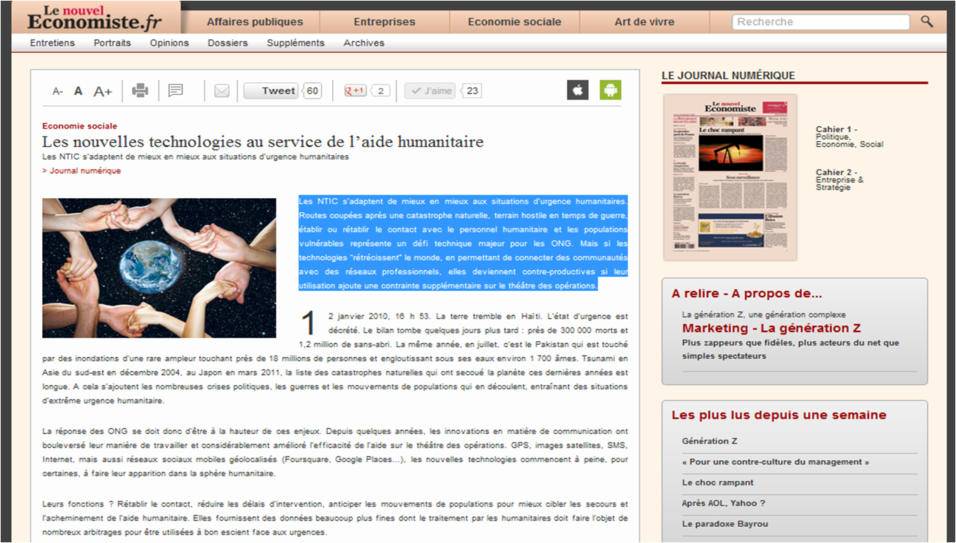 LeNouvelEconomiste-humanitaire LeNouvelEconomiste-humanitaire